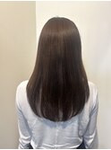 ストレート×ブラウンカラー