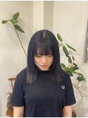 丸型/卵型/ホワイトグレージュ/ミニウルフ/チェリーブラウン