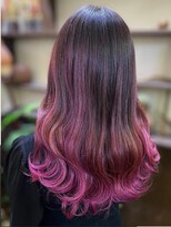 アンククロス 青山店(ANKH CROSS)&nbsp;メッシュ×ピンクグラデーション