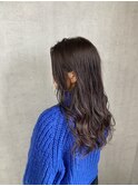 ラベンダーミルクティー　ラベンダーグレージュ　韓国風巻き