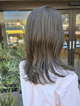 ヴィサージュメゾン(VISAGE maison) ロングレイヤー×ブリーチなしハイライト×ローライト