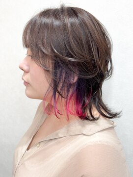 メッケ(MeKKe) ☆レイヤーボブ×インナー裾カラー☆