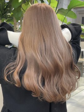 サンクマーケット 渋谷(cinq MARKET) 渋谷ミルクティーベージュハイトーンカラーヘーゼルベージュ30代