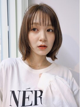 ガーデン 銀座(GARDEN) ボブ ボブレイヤー リタッチカラー 前髪 顔まわり 美髪 髪質改善