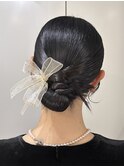 ヘアセット/ヘアアレンジ/結婚式お呼ばれヘア