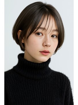 ザビー(THE B) 本八幡×大人ショート×透明感ブラウン×アディクシー