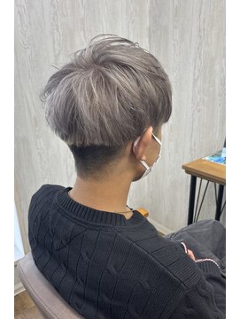 テーラヘアー 高座渋谷店(TELA HAIR) マッシュスタイル×シルバーグレージュ