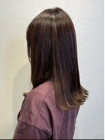 ナフィ バイ エイム 町田店(Nafie by eim)&nbsp;タッセルカット/外ハネミディアム/ショコラブラウン/フェミニン