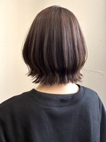 ラレヴ(Le Reve)&nbsp;外ハネミディ ベージュブラウン レイヤーカット 髪質改善 艶髪