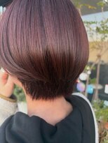 ヘアメイク エイト キリシマ(hair make No.8 kirishima)&nbsp;ダブルカラー×ワインレッド