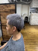 クール 大和八木駅前店(Coeur) #メンズカット #ホワイトシルバー #大和八木メンズ