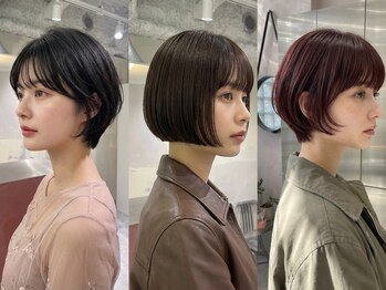 ジェムバイアルテフィーチェ(gem by artefice)の写真/【西宮/ショートボブ】"ラフ"×"エッジ"絶妙なバランスで最先端のオーダーメイドショートボブSTYLEに―