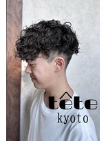 バーバーショップテト(barber shop tete)&nbsp;フェードシャドウパーマスペインカールスパイラルパーママッシュ