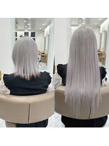 リゼル シブヤ(RISEL SHIBUYA)&nbsp;エクステシルバーカラーのロングヘア
