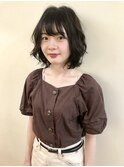 ミディアムレイヤーボブ