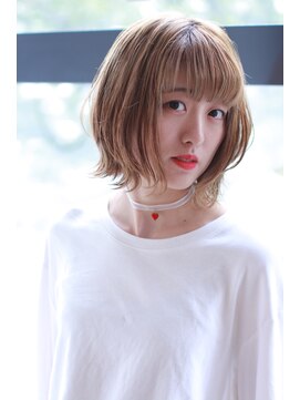 アドール(ADOR) シフォンベージュショートボブ＊ADOR上村