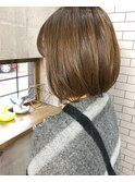 『京都 ルーナ』大人可愛いボブ×ベージュカラー【草木真一郎】
