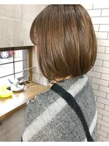 ルーナヘアー(LUNA hair)&nbsp;『京都 ルーナ』大人可愛いボブ×ベージュカラー【草木真一郎】