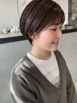 イリヘアサロン(iri hair salon) 耳かけショート×グレージュカラー