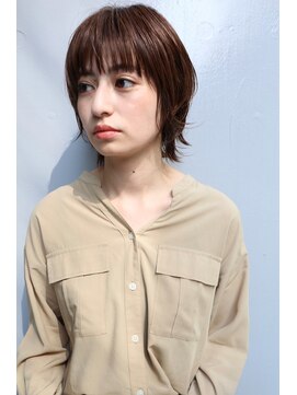 ガーデンヘアー(Garden hair) 『GARDEN』フラットバングｘ大人可愛いウルフ♪