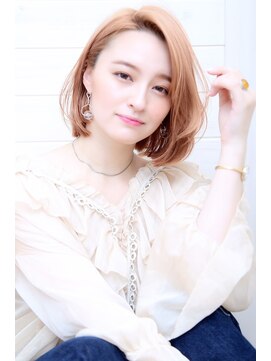 オーシャン(Ocean) [OCEAN Hair&Life藤原純] 大人フェミニンボブ×ベージュカラー☆