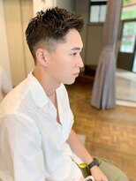 ヘアーアイスカルテット(HAIR ICI QUARTET) ナチュラル　×  フェード　×   メンズ