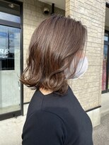 フィオーレ ヘアデザイン(FIORE hair design)&nbsp;モードネイビー/アッシュ/大人ボブ