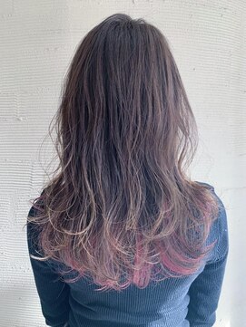 リフレアンドケア ミチ 幸町店(refre&care MICHI) ピンクインナーカラー