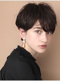 フレンチマッシュショート/前髪あり/30代・40代