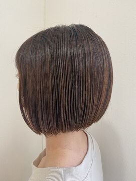 シノヤ 本店 まとまる艶髪ボブ/ナチュラルブラウン/20代30代40代50代