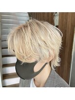 アヴァンス 天王寺店(AVANCE.)&nbsp;ブロンド×マッシュウルフ