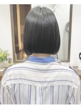 アルバ ヘアリゾート(ALBA) 【ALBA】縮毛矯正アゴ下2cmボブ　☆★