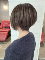 ヘア ケア ディエイチケー(HAIR CARE DHK) カッコいい前下がりショートボブ