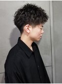 ツイストスパイラルパーマ ピンパーマ メッシュ