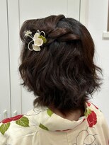 サクシード&nbsp;浴衣ヘアー