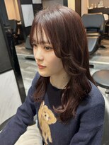 ピリオド 蒲田(Period.)&nbsp;髪質改善/ピンクカラー/おくれげアレンジ/蒲田/近藤