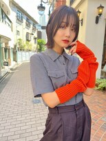 ロジッタ(ROJITHA)&nbsp;【ROJITHA原宿表参道】外はねボブ×オレンジブラウン