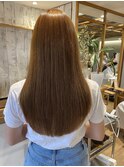 ミルクティーベージュダブルカラーインナーカラーケアブリーチ
