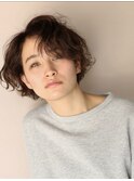 マッシュパーマ×ボブパーマ×前髪パーマ×ショートパーマ×暗髪
