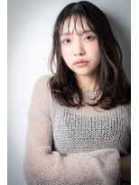 カバーヘア ブリス 戸田公園西口店(COVER HAIR bliss)&nbsp;アッシュブラックウェットヘアレイヤーカールw戸田公園20代30代