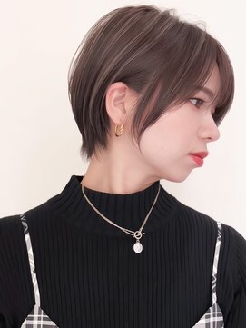 ネイロ バイ ジルブラン 葛西(NeiRo by JIL BLAN) ハイライト白髪ぼかしダブルカラーインナーカラーショートボブ