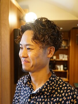 ダウバーバーショップ 表参道(DAU BARBER SHOP) メンズパーマスタイル