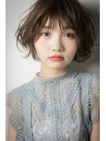 カバーヘア ブリス 上尾西口店(COVER HAIR bliss) グレージュひし形抜け感ショートマッシュパーマv上尾20代30代