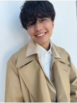 ガーデン タチカワ(garden tachikawa)&nbsp;マッシュ/センターパート/波巻き/毛流れ