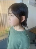 切りっぱなしボブ