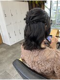 【clomus  ハーフアップ】