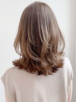 こなれヘアくびれヘアセミディナチュラルカール#268f0206