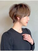マッシュショート＊ブラウンベージュ