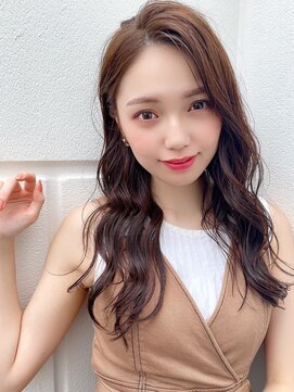 フーチー クーチー アマティー 豊中店(FUCHI KUCHI amati) @fuchi_kuchi.okada［豊中髪質改善オイルカラーアースベージュ］