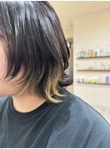 ボブウルフ/インナー抜きっぱなし/極上髪質改善【イメチェン】